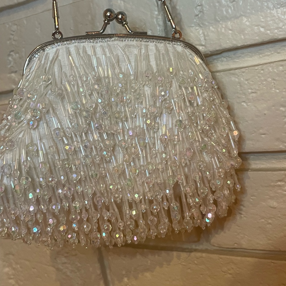 Vintage Beaded Evening Clutch sparkly